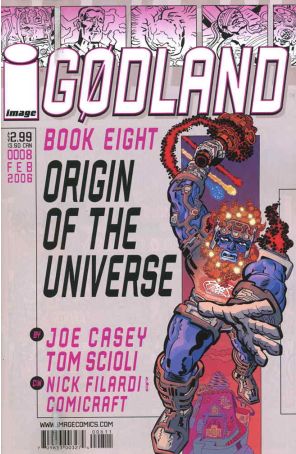 Godland 8 published by Image with cover art by Tom Scioli