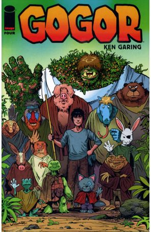 Gogor 4 published by Image with cover art by Ken Garing