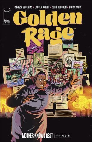 Golden Rage: Mother Knows Best 4A published by Image with cover art by Lauren Knight