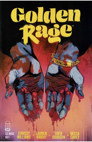 Golden Rage 1A published by Image with cover art by Lauren Knight
