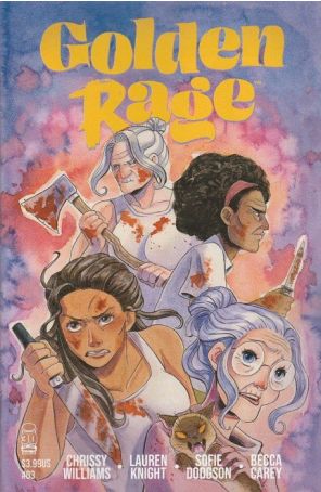 Golden Rage 3B published by Image with cover art by Emi Lenox