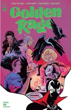 Golden Rage 5 (2nd) published by Image with cover art by Lauren Knight