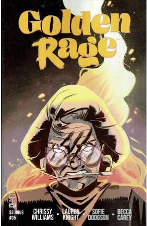 Golden Rage 5A published by Image with cover art by Lauren Knight