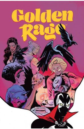 Golden Rage 5C published by Image with cover art by Lauren Knight