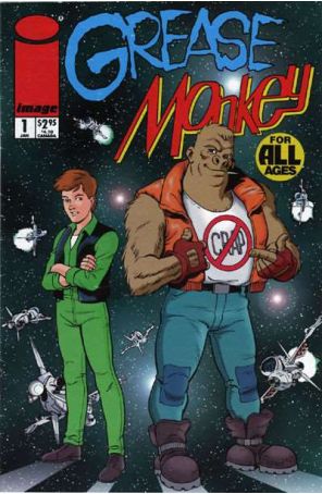 Grease Monkey (Image) 1 published by Image with cover art by Tim Eldred