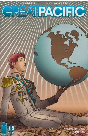 Great Pacific 12 published by Image with cover art by Martin Morazzo