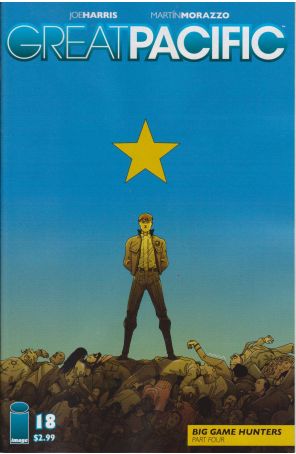 Great Pacific 18 published by Image with cover art by Martin Morazzo