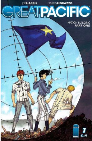 Great Pacific 7 published by Image with cover art by Martin Morazzo