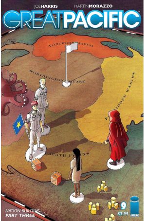 Great Pacific 9 published by Image with cover art by Martin Morazzo