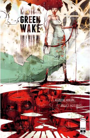 Green Wake 5 published by Image with cover art by Riley Rossmo