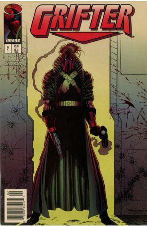 Grifter (Vol. 1) 2 (Newsstand) published by Image with cover art by Ryan Benjamin