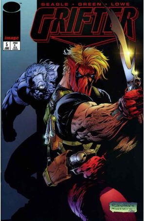 Grifter (Vol. 1) 5 published by Image with cover art by Ryan Benjamin