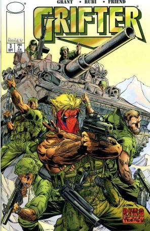 Grifter (Vol. 2) 3 published by Image with cover art by Mel Rubi