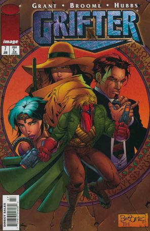 Grifter (Vol. 2) 7 published by Image with cover art by Mat Broome