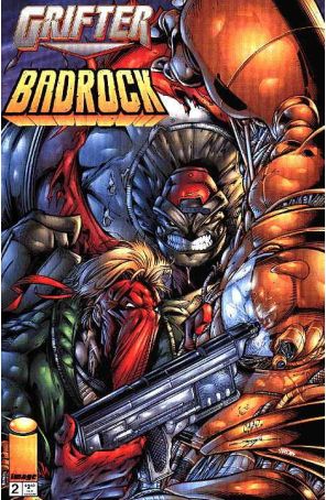 Grifter/Badrock 2A published by Image with cover art by Chap Yaep and Jon Sibal