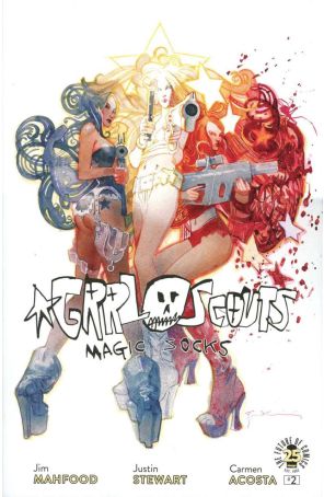Grrl Scouts: Magic Socks 2B published by Image with cover art by Bill Sienkiewicz
