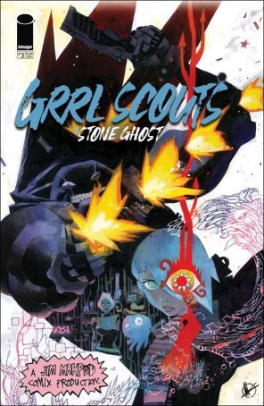 Grrl Scouts: Stone Ghost 3B published by Image with cover art by Matteo Scalera