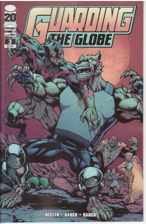 Guarding the Globe (2nd Series) 3 published by Image with cover art by Todd Nauck