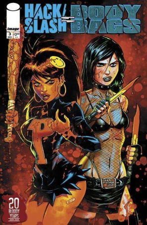 Hack Slash: Body Bags 3A published by Image with cover art by Tim Seeley