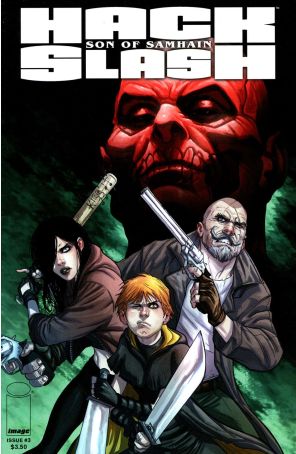 Hack/Slash: Son of Samhain 3 published by Image with cover art by Stefano Caselli