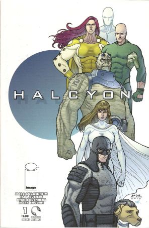 Halcyon 1 (2nd) published by Image with cover art by Ryan Bodenheim