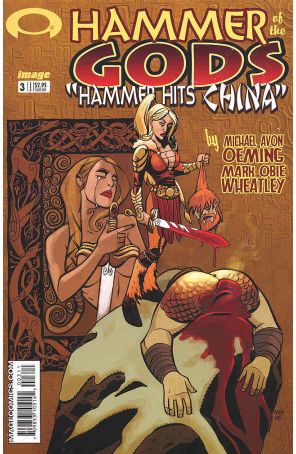 Hammer of the Gods: Hammer Hits China 3 published by Image with cover art by Michael Avon Oeming