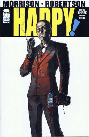 Happy! 3 published by Image with cover art by Darick Robertson