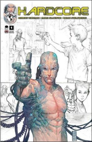 Hardcore (Image) 1 (2nd) published by Image with cover art by Marc Silvestri