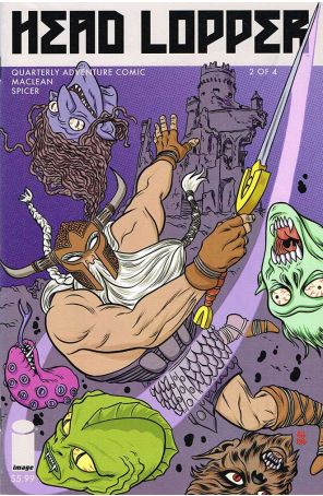Head Lopper 2B published by Image with cover art by Michael Allred and Laura Allred