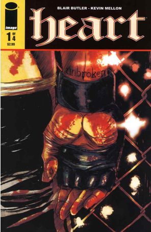 Heart 1 published by Image with cover art by Kevin Mellon