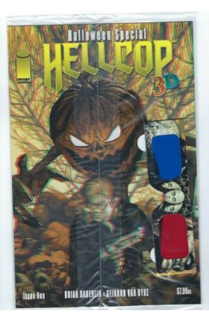 Hellcop (2nd Series) 1J (with glasses) published by Image with cover art by Brian Haberlin