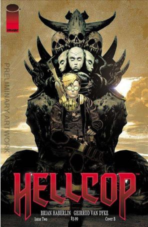 Hellcop (2nd Series) 2B published by Image with cover art by Brian Haberlin and Geirrod Van Dyke