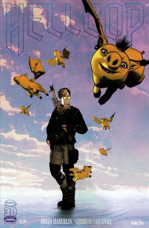 Hellcop (2nd Series) 5A published by Image with cover art by Brian Haberlin