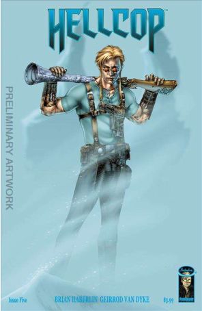 Hellcop (2nd Series) 5C published by Image with cover art by Brian Haberlin