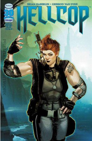 Hellcop (2nd Series) 7B published by Image with cover art by Brian Haberlin