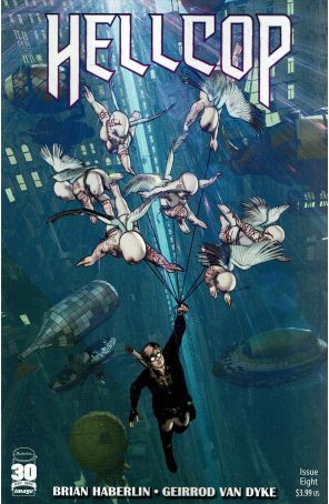 Hellcop (2nd Series) 8A published by Image with cover art by Brian Haberlin