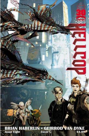 Hellcop (2nd Series) 8C published by Image with cover art by Brian Haberlin