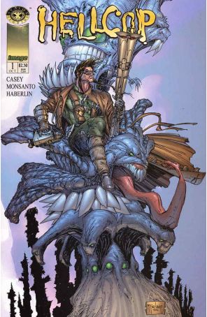 Hellcop 1 published by Image with cover art by Whilce Portacio and Todd McFarlane
