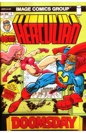 Herculian 1 published by Image with cover art by Erik Larsen
