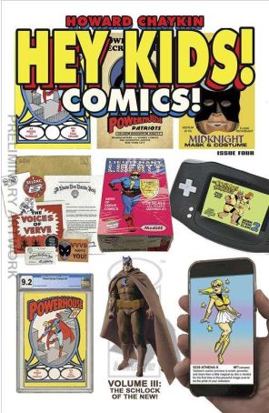 Hey Kids! Comics!: The Schlock of the New! 4 published by Image with cover art by Don Cameron