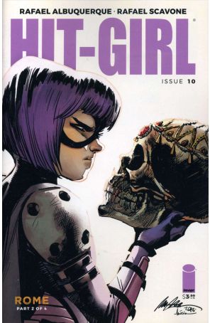 Hit-Girl (2nd Series) 10A published by Image with cover art by Rafael Albuquerque