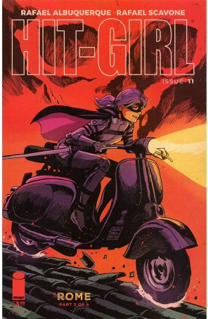 Hit-Girl (2nd Series) 11C published by Image with cover art by Francesco Francavilla