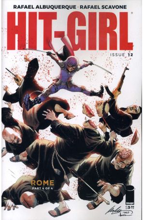 Hit-Girl (2nd Series) 12A published by Image with cover art by Rafael Albuquerque