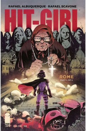 Hit-Girl (2nd Series) 12C published by Image with cover art by Claire Roe