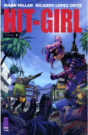 Hit-Girl (2nd Series) 2A published by Image with cover art by Amy Reeder