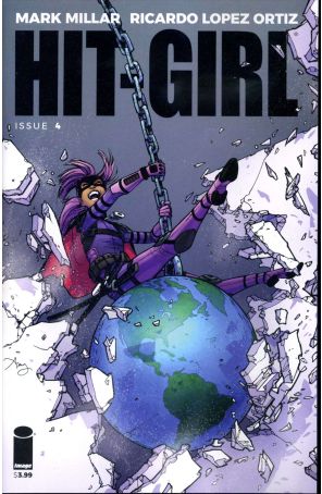 Hit-Girl (2nd Series) 4A published by Image with cover art by Amy Reeder