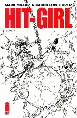 Hit-Girl (2nd Series) 4B published by Image with cover art by Amy Reeder