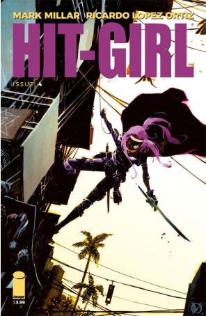 Hit-Girl (2nd Series) 4C published by Image with cover art by Matteo Scalera