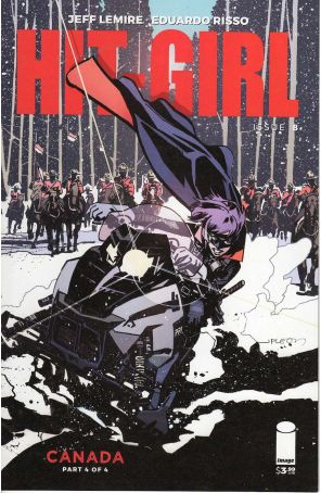 Hit-Girl (2nd Series) 8C published by Image with cover art by John Paul Leon