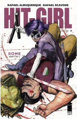 Hit-Girl (2nd Series) 9C published by Image with cover art by Liberatore